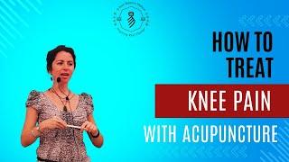 How to treat kneepain with acupuncture?