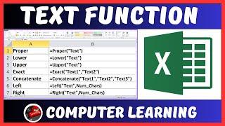 Text Function in Ms Excel in Hindi | Text Formula in Excel in Hindi |  Text Formula in Excel