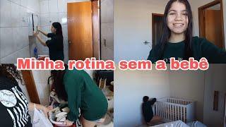 ROTINA SEM MINHA BEBÊ -MÃE AOS 16