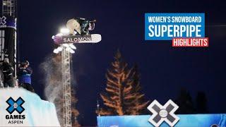 Women’s Snowboard SuperPipe: HIGHLIGHTS | X Games Aspen 2022