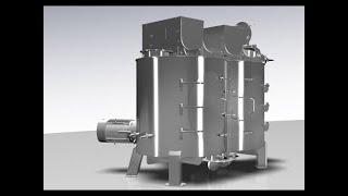 amixon® powder mixer: Vertical mixer / vertical twin-shaft mixer (HM)