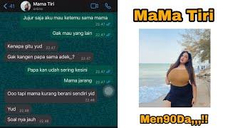 CHAT STORY || MELULUHKAN HATI M4M4 T1RI"KU SAMPAI AUTO W*k W* K || CHAT WHATSAPP