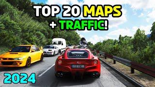 TOP 20 Maps with TRAFFIC for ASSETTO CORSA in 2024!