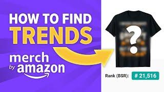 How to find Merch by Amazon Trends in 2023 (Merch Informer Tutorial)