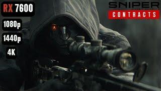 Sniper Ghost Warrior Contracts RX 7600 FPS TEST | RX 7600 & i5 12400F Benchmark 1080p/1440p/4K