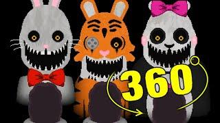 Mr Hopp's Manor Escape ALL JUMPSCARES 360