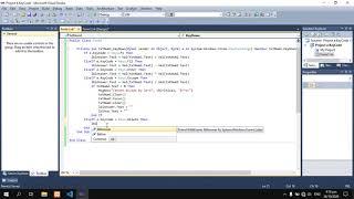 Event Key Code (e.KeyCode) Function in Visual Basic using Visual Studio 2010