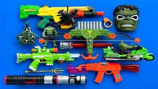 SNIPER BATTLE Weapons Bow & Arrow Hulk Series,Captain America,Water Gun,M40 Gun,Scar Guns,Ak47 Gun