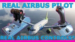 Real Airbus Pilot First Impressions of Thrustmaster Airbus Sidestick and Throttle!