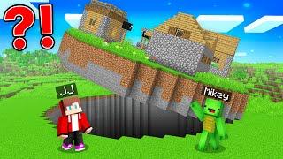 Mikey and JJ Found a Round Base Under The Village in Minecraft (Maizen)