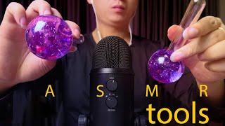 Relaxing ASMR with Mixed Tools - Unique Sounds for Sleep and Focus (No Talking)