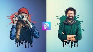 How To Make Splatter Effect | PicsArt Tutorial