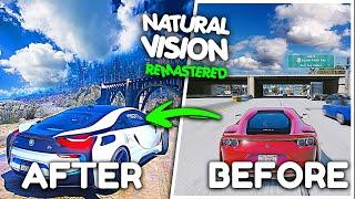 How To Install  Natural Vision Remastered Graphics Mod In GTA 5 - 2022 [ Visual V & NVR Mod ]