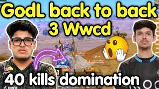 Godlike back to back 3 Wwcd  40 kills domination 