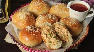 Stuffed Chicken Buns  Recipe By Chef Hafsa