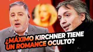 Fuerte rumor de un romance oculto de Máximo Kirchner con una famosa: "Es rubia"