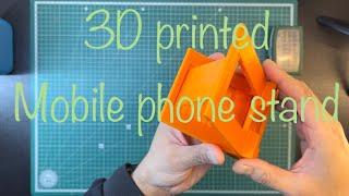 3D printed mobile stand, designed on Autodesk fusion 360 #3dprinting #mobile #autodesk