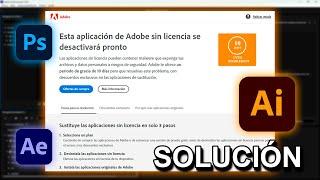 Esta Aplicación de Adobe sin Licencia se Desactivará Pronto | Cuadro en Blanco (SOLUCIÓN 2024)