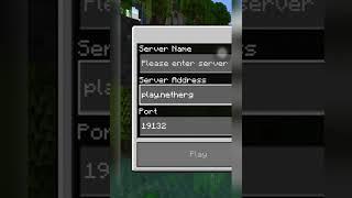 NetherGames Server IP #shorts