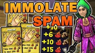 Fire Ward And IMMOLATE Combo Is BROKEN In Wizard101 PvP...