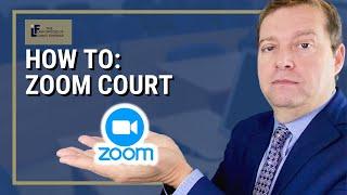 How To Do A Zoom Court Hearing