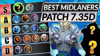 NEW MID LANE TIER LIST Patch 7.35D - Best Position 2 Heroes RANKED - Dota 2 Guide
