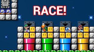 Now THIS is a Race Worth Watching — Mario Maker 2 Multiplayer Versus w/ RedFalcon & raysfire