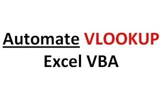 Excel VBA Basics #12 Custom Functions - Making VLOOKUP Even Easier for Coworkers