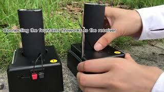 How To Use Fireworks Firing System Cold Pyro Fire Receiver