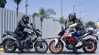 Pulsar NS400 VS BS4 Duke 390 RACE | The new Pocket Rocket!