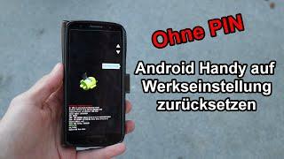 Hard Reset Handy / Smartphone auf Android Werkseinstellungen zurücksetzen ohne PIN Code & Sim Karte