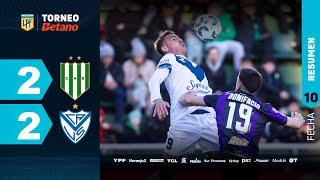 BANFIELD 2 - 2 VÉLEZ I Resumen del partido | #TorneoBetano 2024