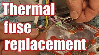 Clothes Iron Repair - It Won't Heat Up! How to Replace a Thermal Fuse in a Lumina Electric Iron