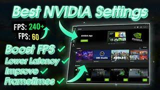 Best New Nvidia Control Panel Settings for Low Latency Gaming (NVIDIA APP)