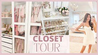 Girly Vlog: Closet Tour + Organization!