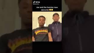 Two black guys kissing dance VIDEO credit:jasonlatina  (Da homies dance)