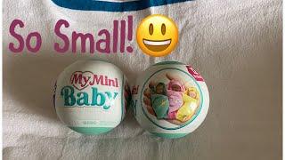 The Smallest Silicone Babies Ever!Opening My Mini Baby Surprise Packs with Both of My Daughters🩷