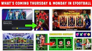 What Is Coming On Thursday And Next Monday In eFootball 2024 Mobile | New Update, New Managers Pack