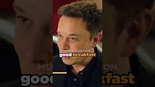 Does Elon Musk even have breakfast? #shorts