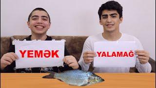 YEMƏK YALAMAĞ CHALLENGE (QUSDUM)