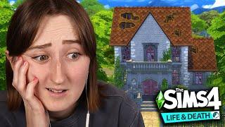 i built a rundown starter home using *only* The Sims 4: Life & Death