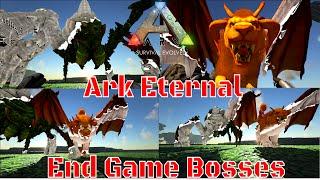 Ark: Eternal - End Game Boss Fights - Fallen/Divine BroodMother & Manticore vs DarkStar