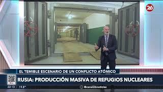 Rusia comenzó la producción masiva de refugios antibombas móviles | #26Global