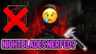 ESO GANKING GONE? Nightblade Nerf Update 44