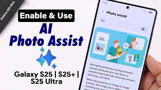 Galaxy S25 Ultra/S25+: How to Use AI Photo Editor on Samsung!