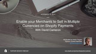 Selling in Multiple Currencies on Shopify Payments
