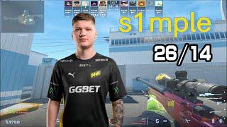 s1mple NUKE POV （26/14）Premier ￨ 2 Triple Kills￨ (CS2 NUKE POV) Dec 09, 2023