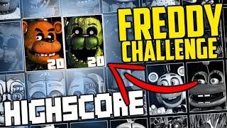 Freddy Challenge! (HIGHSCORE) | FNAF - Ultimate Custom Night