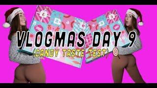 VLOGMAS DAY 9 (CANDY Taste Test with Smart Sweets)