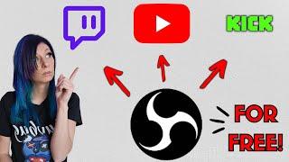 How to multi stream to ANY platform for FREE!
